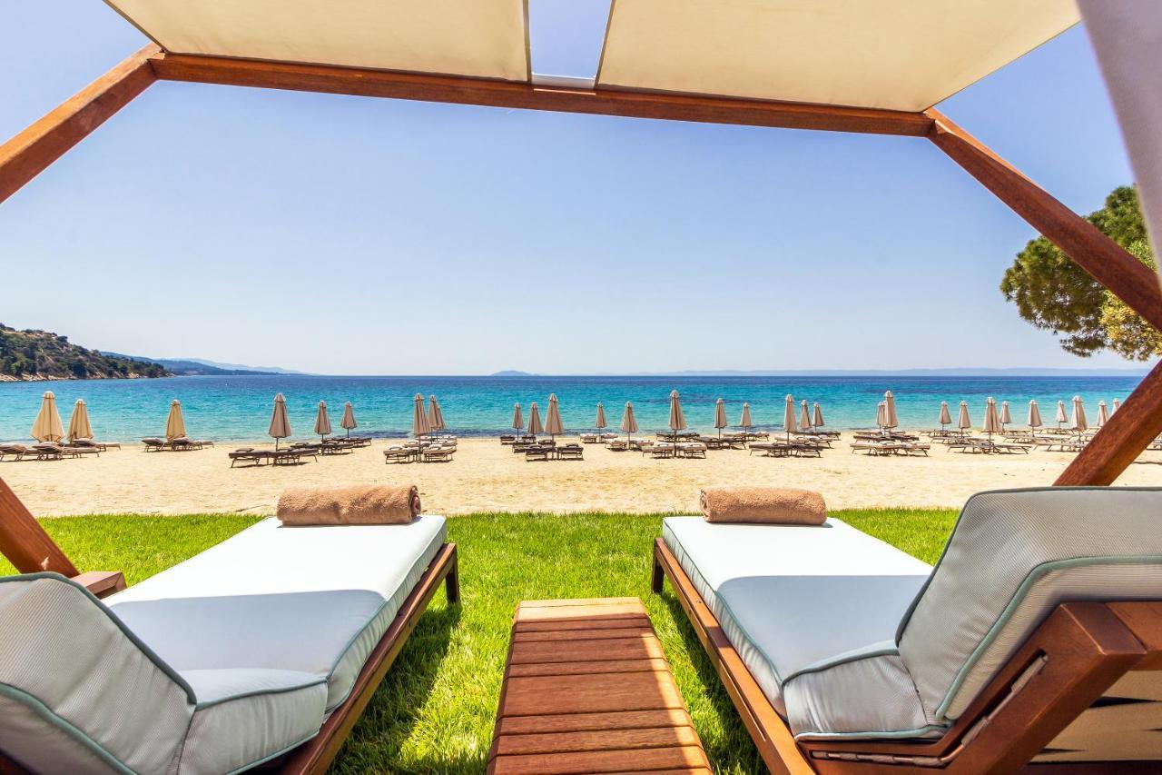 Ammoa Luxury Hotel & Spa Resort Nikiti  Exterior foto Beach at the Hotel