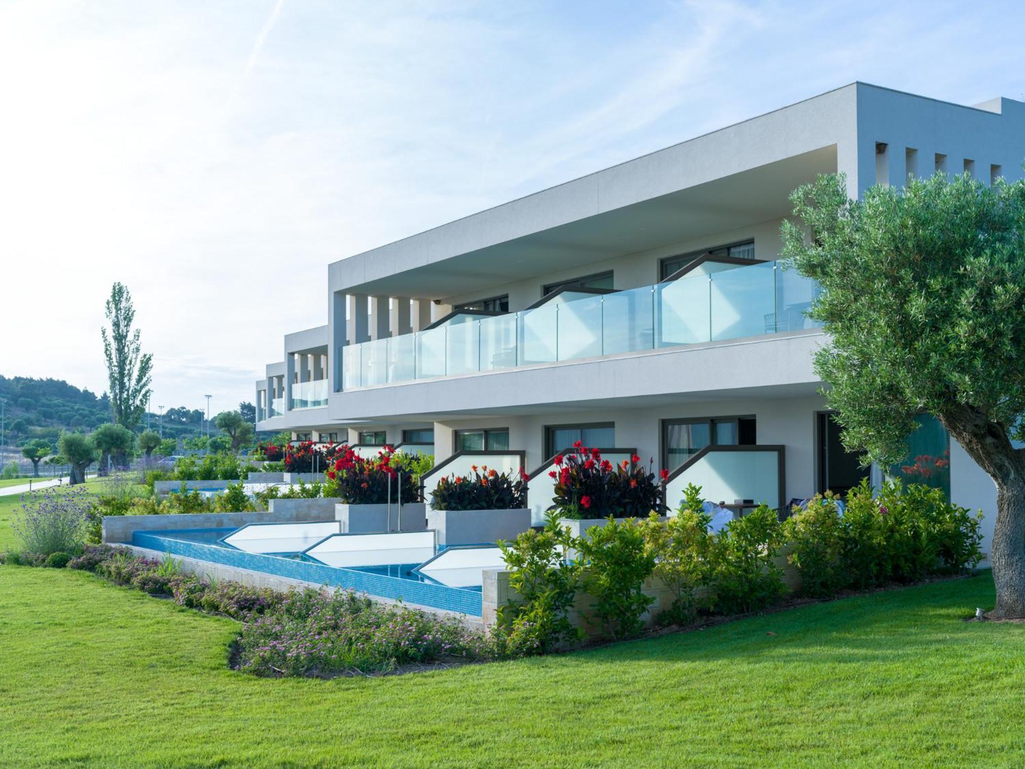 Ammoa Luxury Hotel & Spa Resort Nikiti  Exterior foto The Village